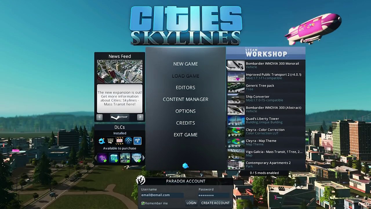 Cities: Skylines - The Road to Hell