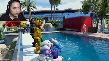 GUESS WHO HIT TOY CHICA! (GTA 5 Mod For Kids FNAF RedHatter)