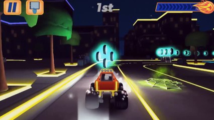 Blaze and the Monster Machines Night Race Cartoon Game Kids Games Childrens Videos