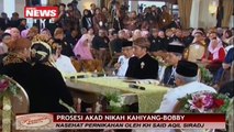 Ini Nasihat Said Aqil Sirodj dalam Pernikahan Kahiyang-Bobby