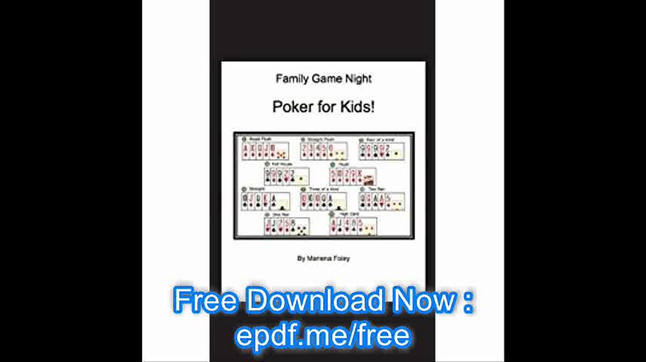 Family Game Night Poker for Kids!