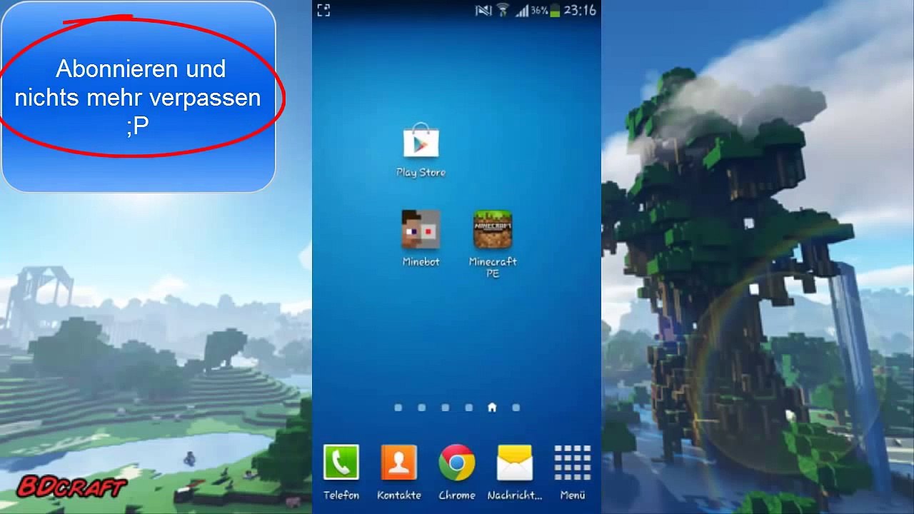 Minecraft PE: Minebot - Ein Helfer-bot in Minecraft PE! ShuffleCubeLP