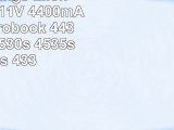 Hochleistungs LiIon Akku 108V111V  4400mAh für HP Probook 4435s 4436s 4530s 4535s 4330s