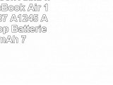 GRS Notebook Akku fr Apple MacBook Air 13 Zoll A1237 A1245 A1304 Laptop Batterie 4400mAh
