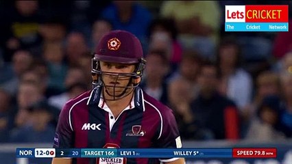 David Willey's 40 ball Century (100 Runs off 41 ball )