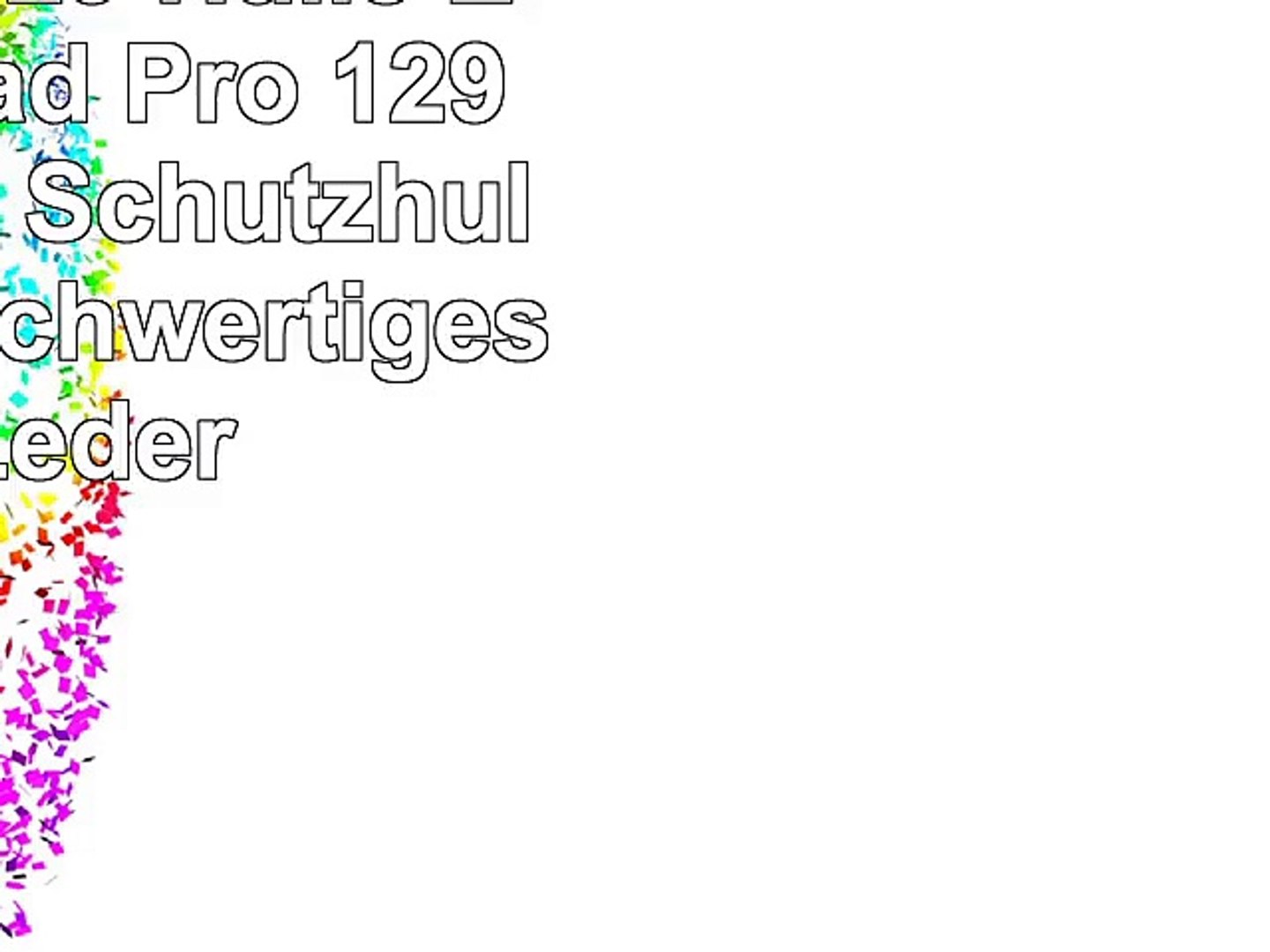 iPad Pro 129 Hülle EasyAcc iPad Pro 129 2015 Hülle Schutzhülle Case Hochwertiges PU