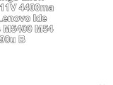 Hochleistungs LiIon Akku 108V111V  4400mah für IBM Lenovo Ideapad M490s M5400 M5400