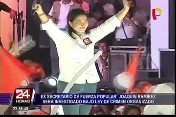 Congresistas se pronuncian sobre investigación a Joaquín Ramírez bajo Ley de Crimen Organizado