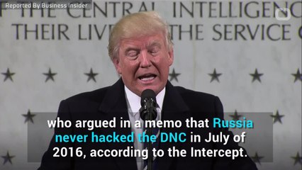 Trump Told CIA Director To Meet With Controversial Intelligence Official