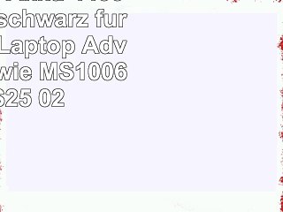 vhbw LiIon Akku 4400mAh 148V schwarz für Notebook Laptop Advent 7066M wie MS1006