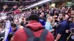 Hundreds of Greeks serenade Giannis Antetokounmpo after the game in Cleveland - Bucks vs Cavaliers - November 07, 2017