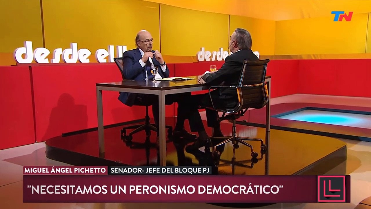 PICHETTO "EL PERONISMO COMO MARCA DE GOBERNABILIDAD BLANCA"