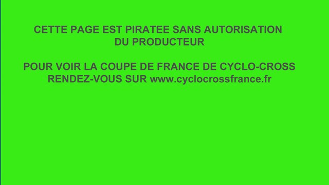 COUPE DE FRANCE CYCLO-CROSS ( passage ligne) 2ème manche