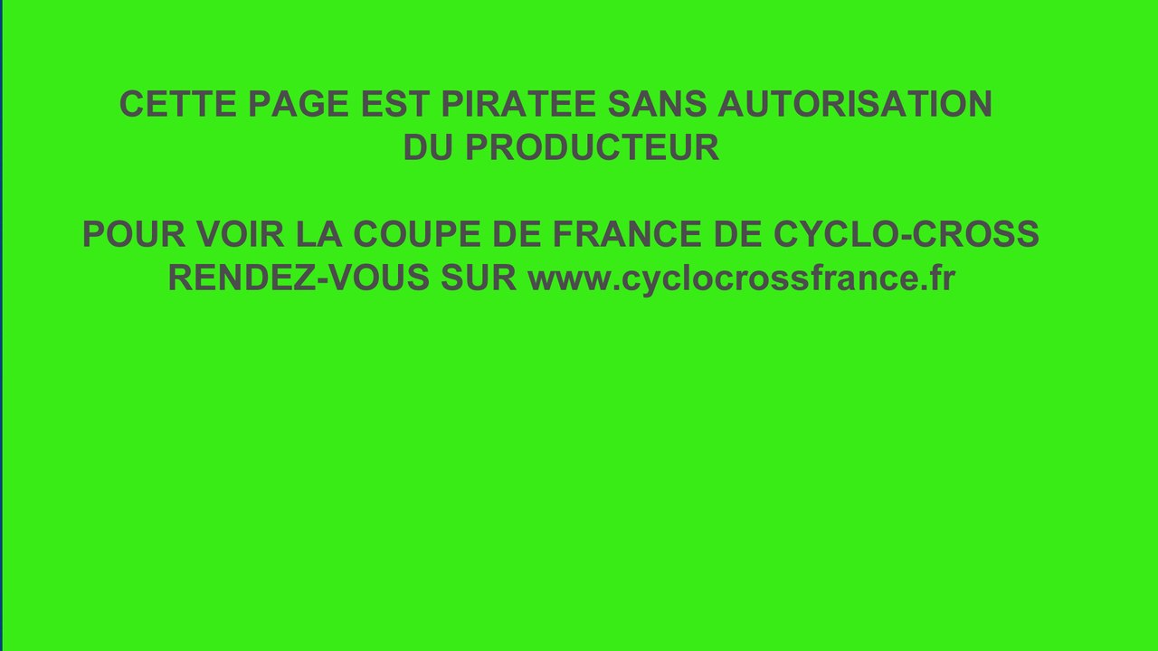 COUPE DE FRANCE CYCLO-CROSS ( passage ligne) 2ème manche