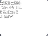 Akku für Lenovo ThinkPad x220 x220i x220s 0A36282 ThinkPad Battery 29 6 Zellen 5200mAh