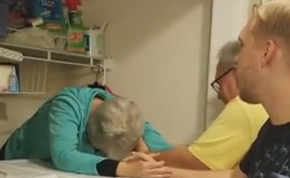 Woman Manages To Get Herself So Very Stuck Behind A Dryer