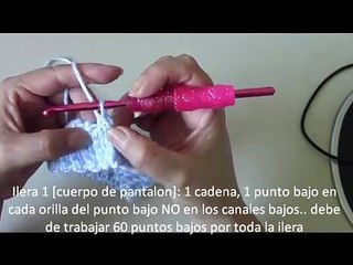 Easy to crochet baby / Infant pants - Yolanda Soto Lopez