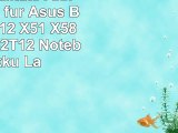 subtel Qualitäts Akku 4400mAh für Asus B51  Pro52  T12  X51  X58 A32X51  A32T12