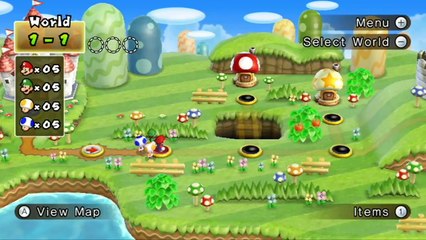 4-Player New Super Mario Bros. Wii - Episode 1