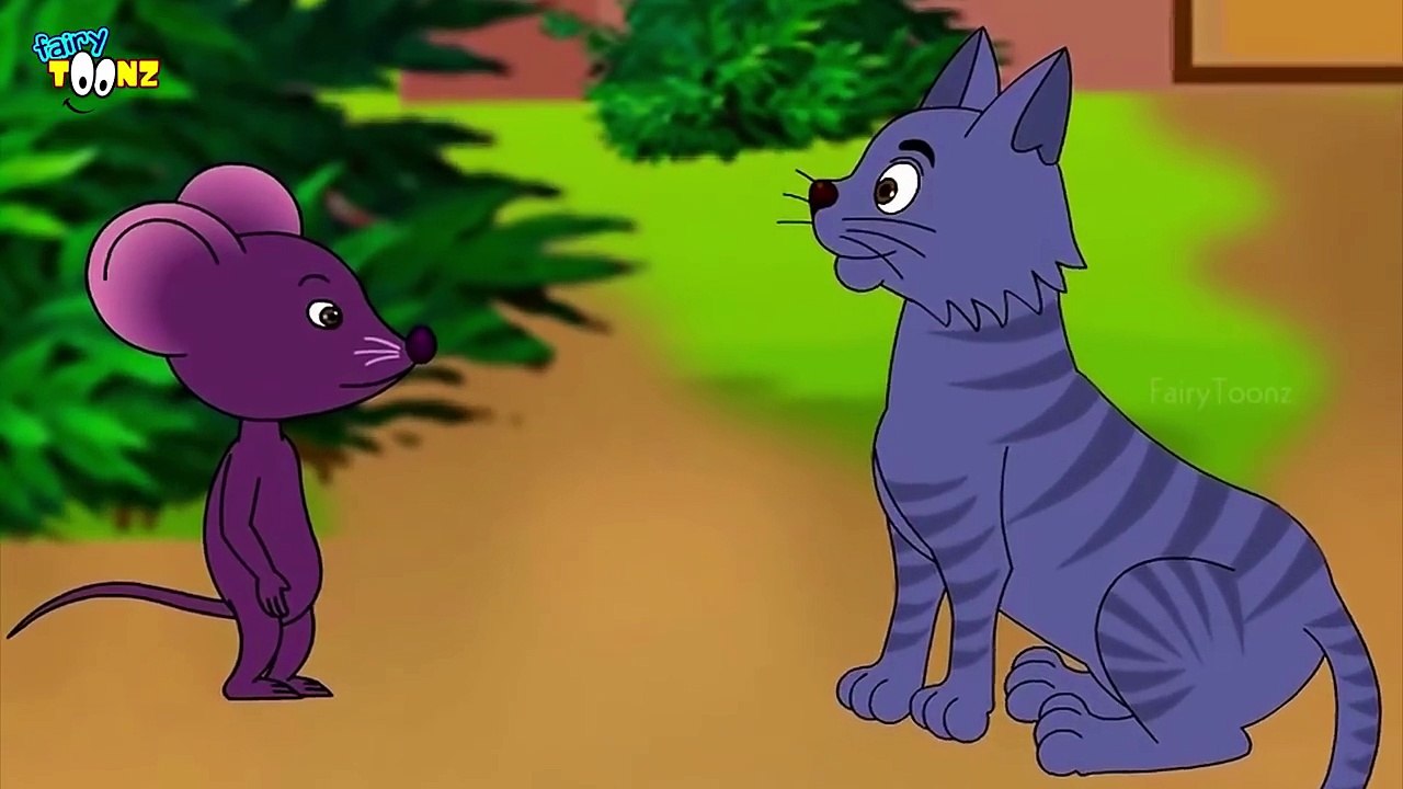 Billi Chuha - Hindi Story for Children with moral - Panchatantra Kahaniya - Short Stories for Kids