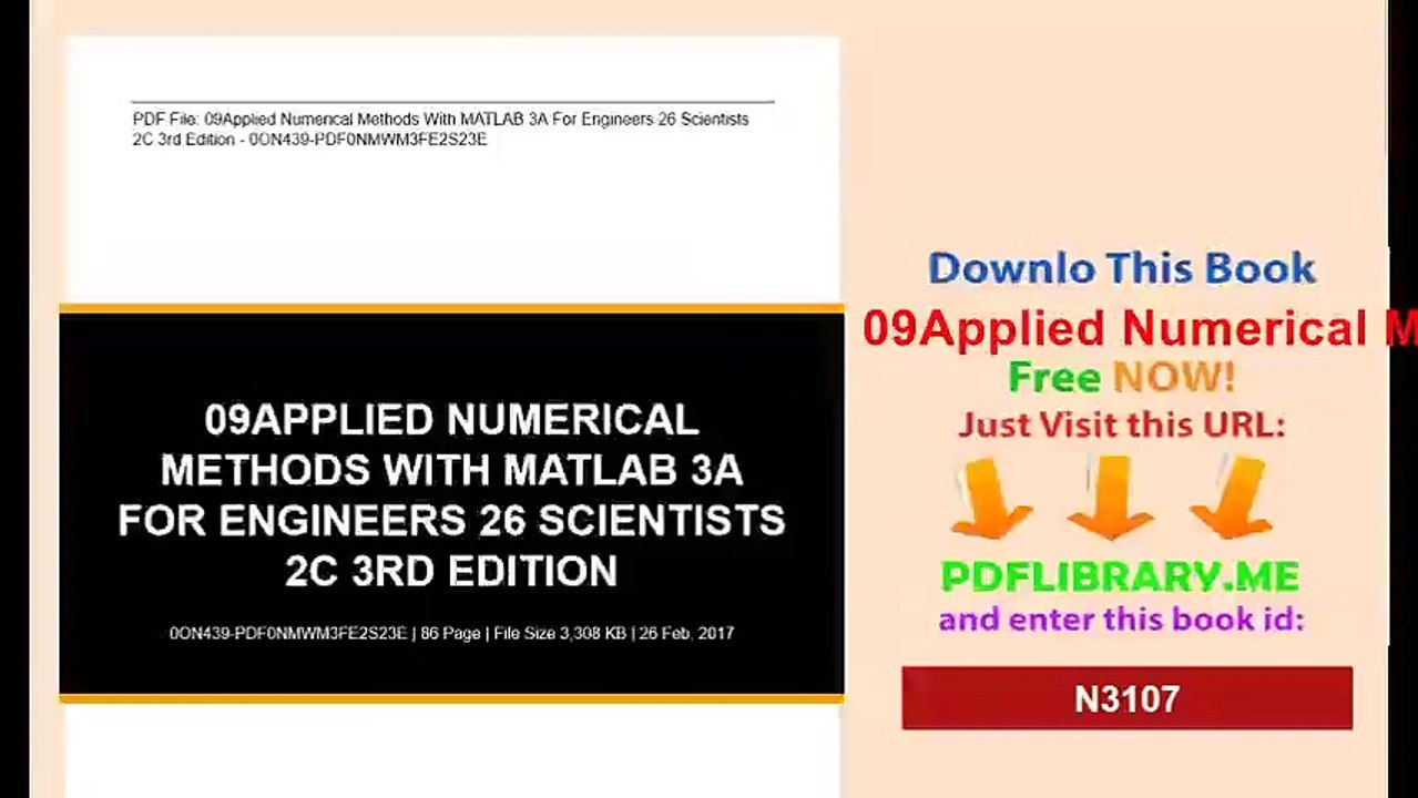 09Applied Numerical Methods With MATLAB 3A For n