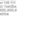 Yanec Laptop Akku 6 Zellen Liion 108  111 V 5200 mAh Toshiba Satellite A300L300L500