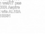 vhbw LiIon Akku 4400mAh 111V in weiß passend für ACER Aspire One D260E wie AL10A31
