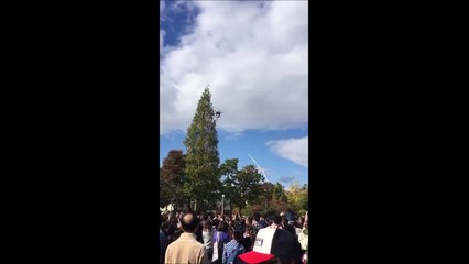Il perd le controle de son drone qui chute dans la foule et blesse 6 personnes