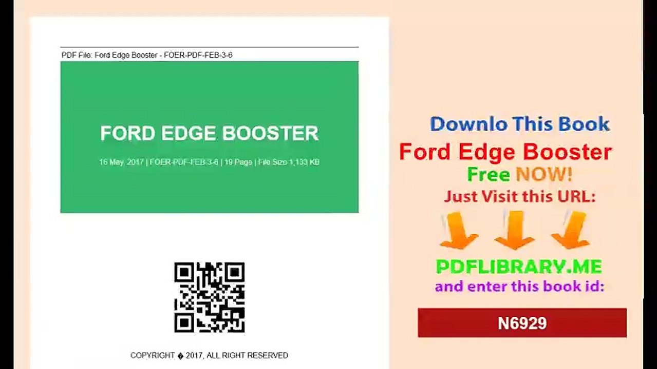 Ford Edge Booster