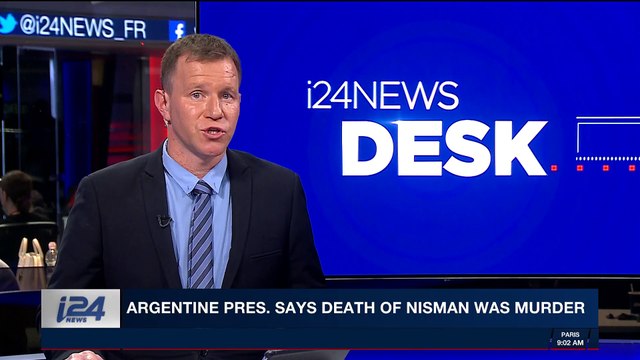 i24NEWS DESK | Argentine Pres. says death of Nisman was murder | Wednesday, November 8th 2017