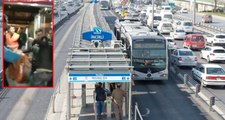 İncirli Metrobüs Durağında Güvenliğe Tokat Atan Vatandaşa Meydan Dayağı