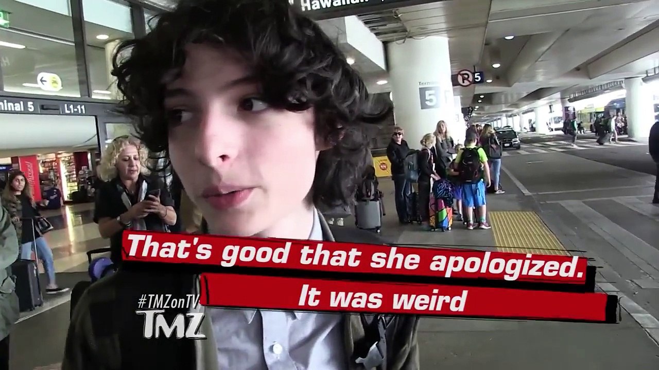 Stranger Things Star Finn Wolfhard Talks Kissing Millie Bobby Brown | TMZ TV