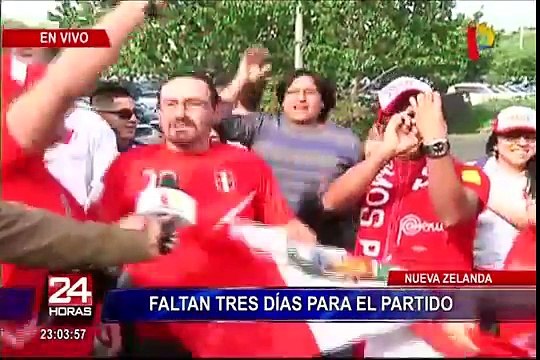Nueva Zelanda: Selección Peruana realizó su primer entrenamiento en estadio de Auckland