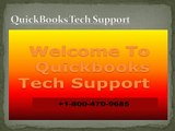 Quickbooks Technical Support Phone Number  1-800-470-9685