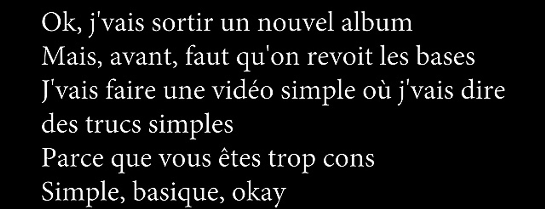 orelsan basique paroles (lyrics)