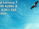Akku Ersatzakku mit 6600mAh für Lenovo Thinkpad X200  X200s  X200si  X201  X201i