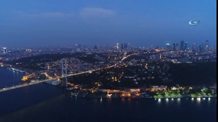 İstanbul’da Gün Doğumu Havadan Görüntülendi