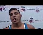 Zahid Valencia (Arizona State) after NWCA All-Star Classic win at 174 pounds
