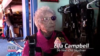 94-Year-Old Woman Goes Skydiving on Birthday to Cross Off Bucket List Item-z0I4UGnNMbo