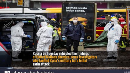 Russia Assails Investigators Who Faulted Syria in Sarin Attack