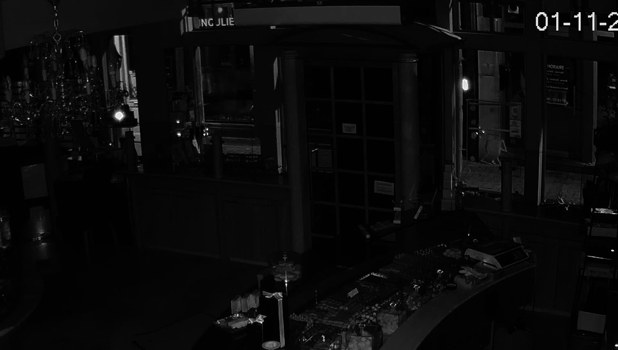 Vidéo surveillance de la maison des desserts vandalisée à Namur
