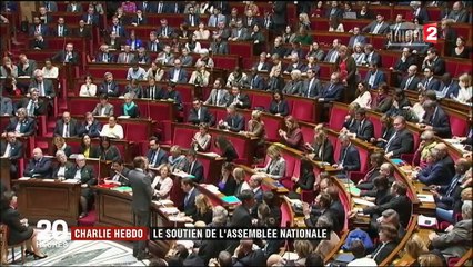 Charlie Hebdo : le soutien de l'Assemblée nationale