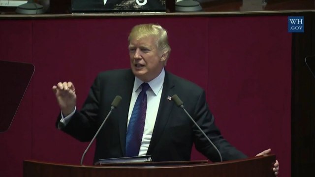 Trump warns North Korea: 'Do not underestimate us, do not try us'