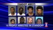 10 People Arrested After Shooting, Car Theft and Standoff in North Carolina
