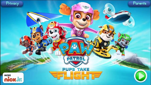 Nickelodeon Games to play online 2017 ♫Paw Patrol Pups Take Flight Part 2♫ Kids Games