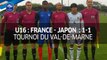 U16, Tournoi du Val-de-Marne : France-Japon (1-1), le résumé