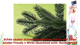 infactory Künstlicher Christbaum Künstlicher Weihnachtsbaum 180 cm 1071 PESpitzen mit