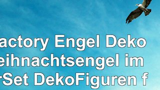 infactory Engel Deko Weihnachtsengel im 2erSet DekoFiguren für Weihnachten