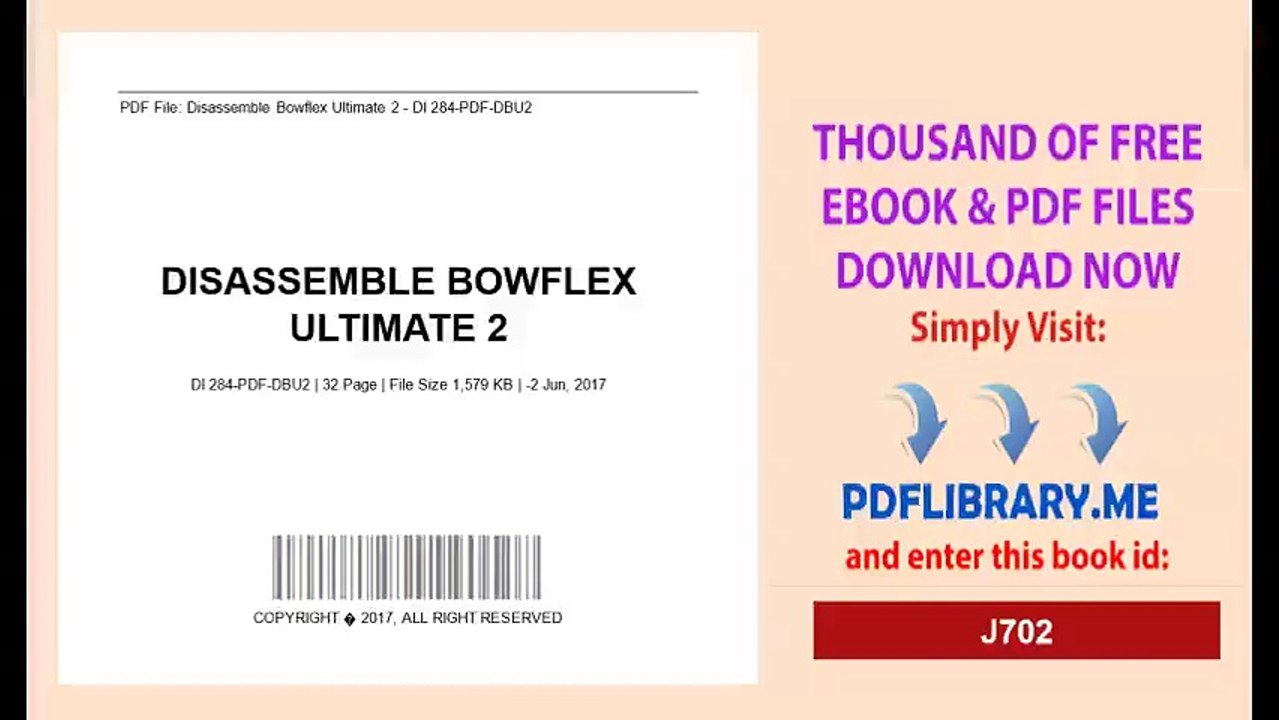 [PDF] Disassemble Bowflex Ultimate 2 [D0WNL04D]