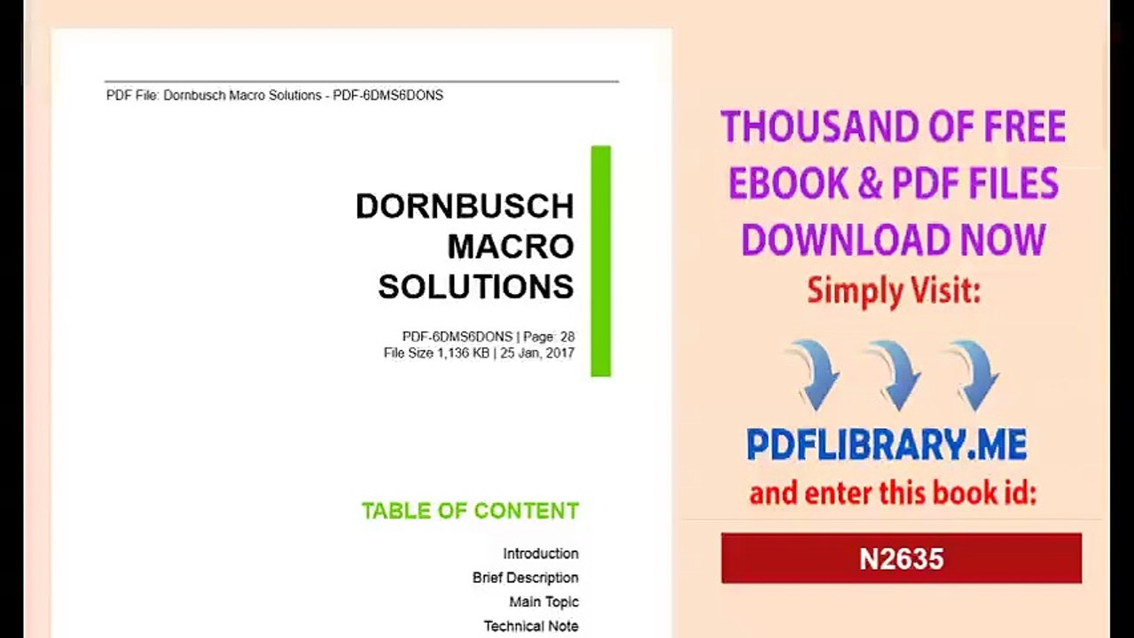 [PDF] Dornbusch Macro Solutions [D0WNL04D]